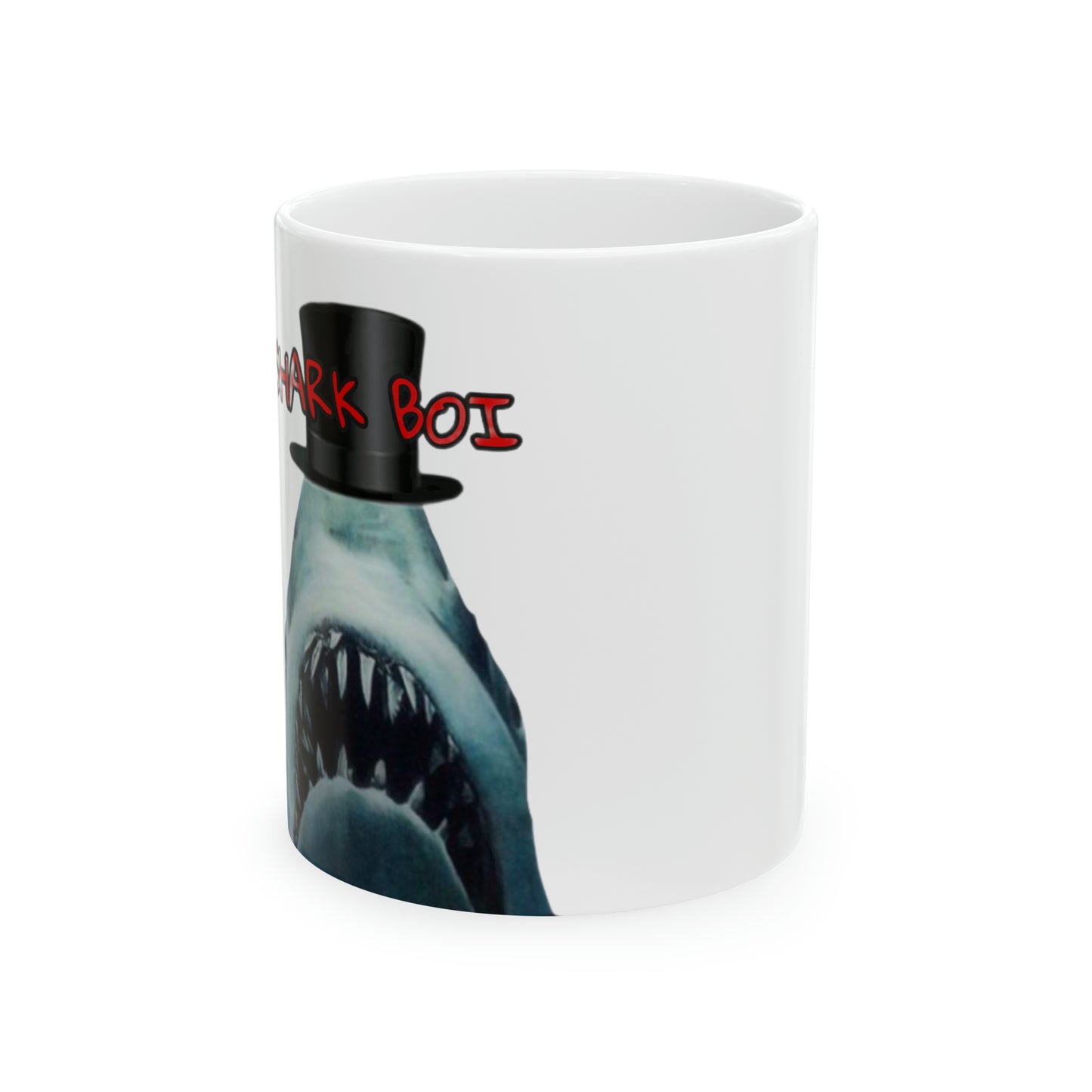 Sharkboi Ceramic Mug, 11oz