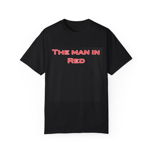 The Man In Red Unisex Garment-Dyed T-shirt